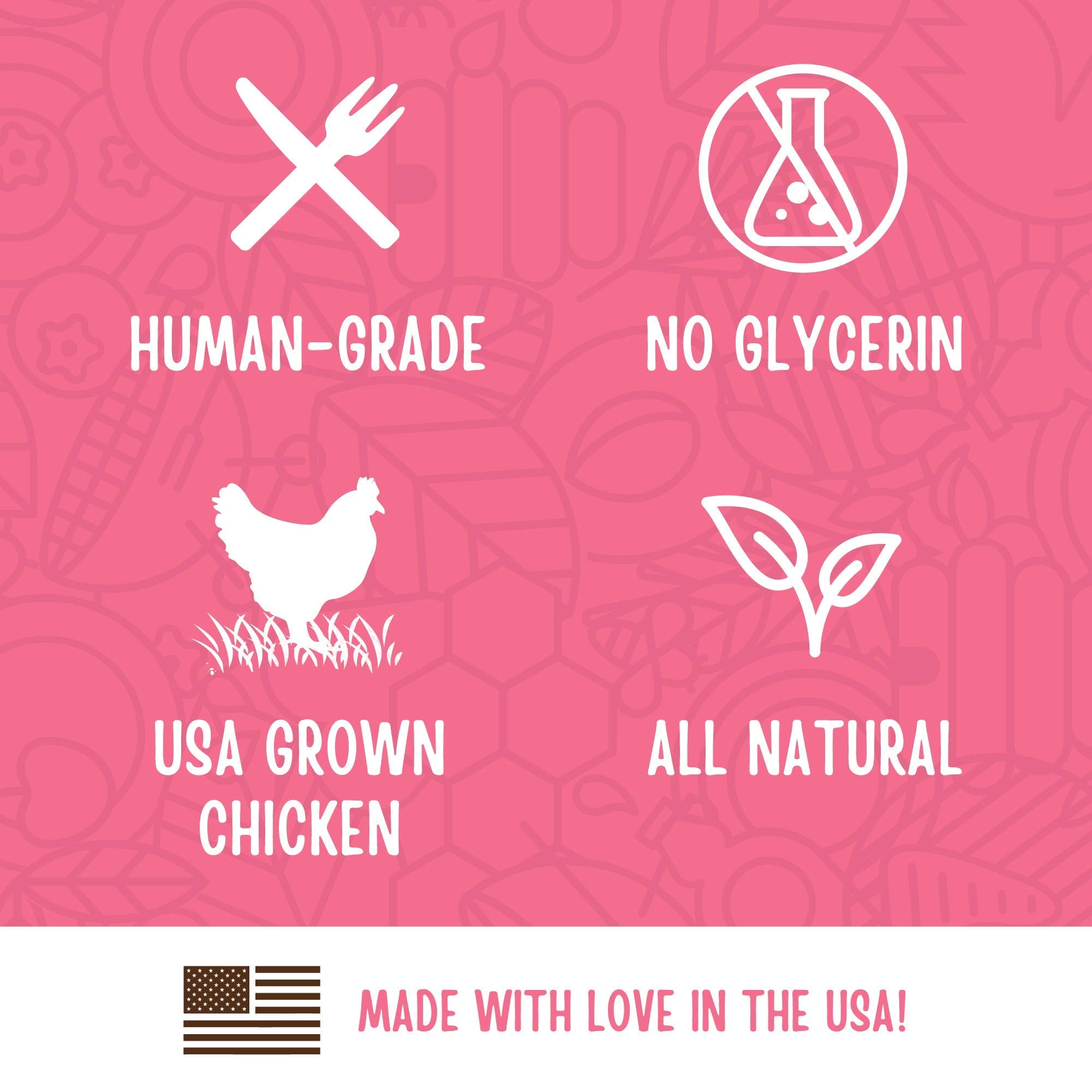 Full Moon poulet sans antibiotiques États-Unis, qualité sûre.