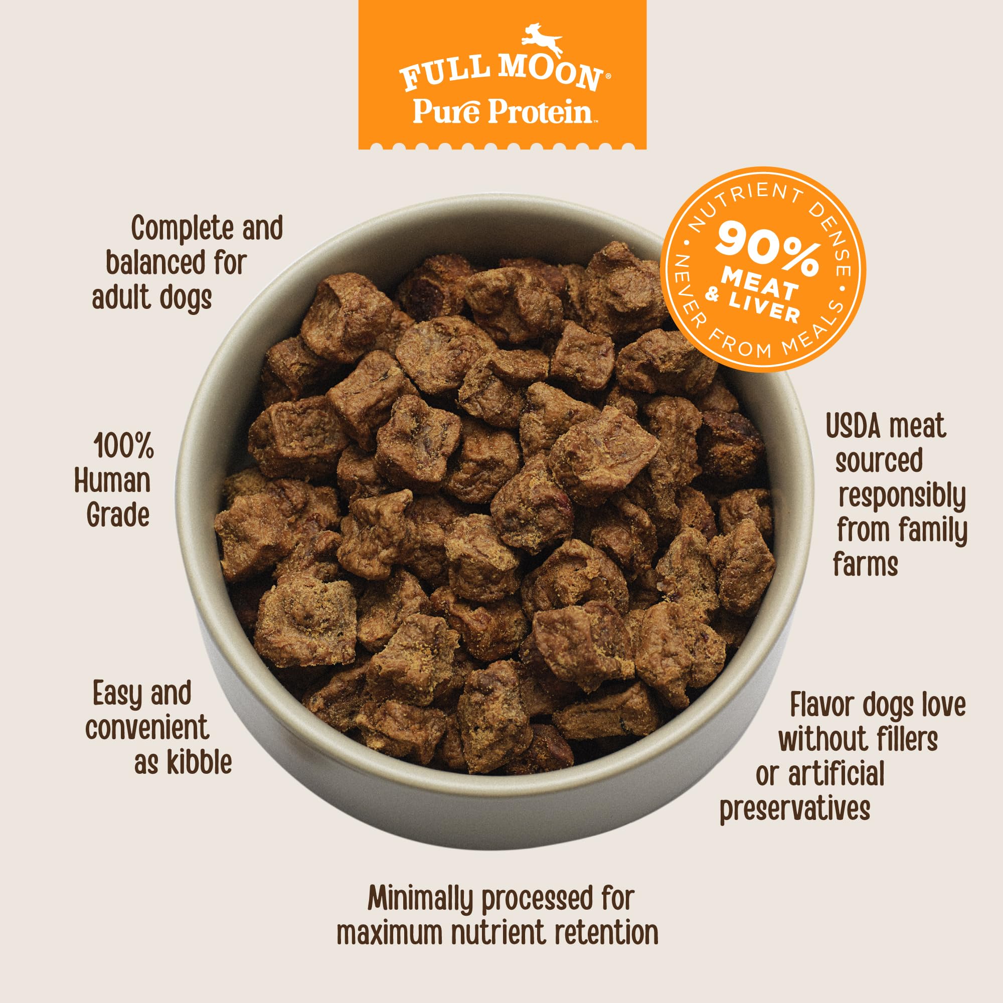 Full Moon – recette 90% dinde, nutrition ciblée.