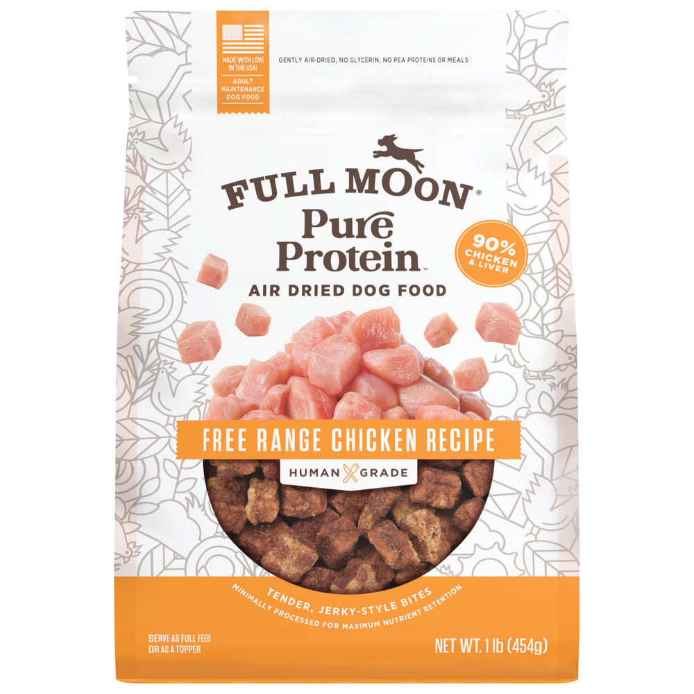 Full Moon bouchées de poulet en séchage à l'air, saveur naturelle