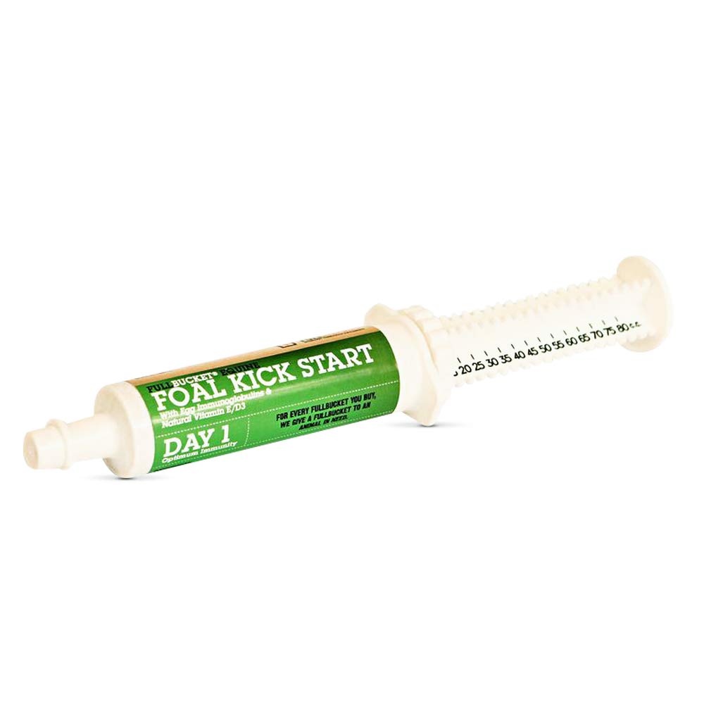 FullBucket Pâte Immunitaire pour poulains - emballage et tube 80 ml prêt à l'emploi