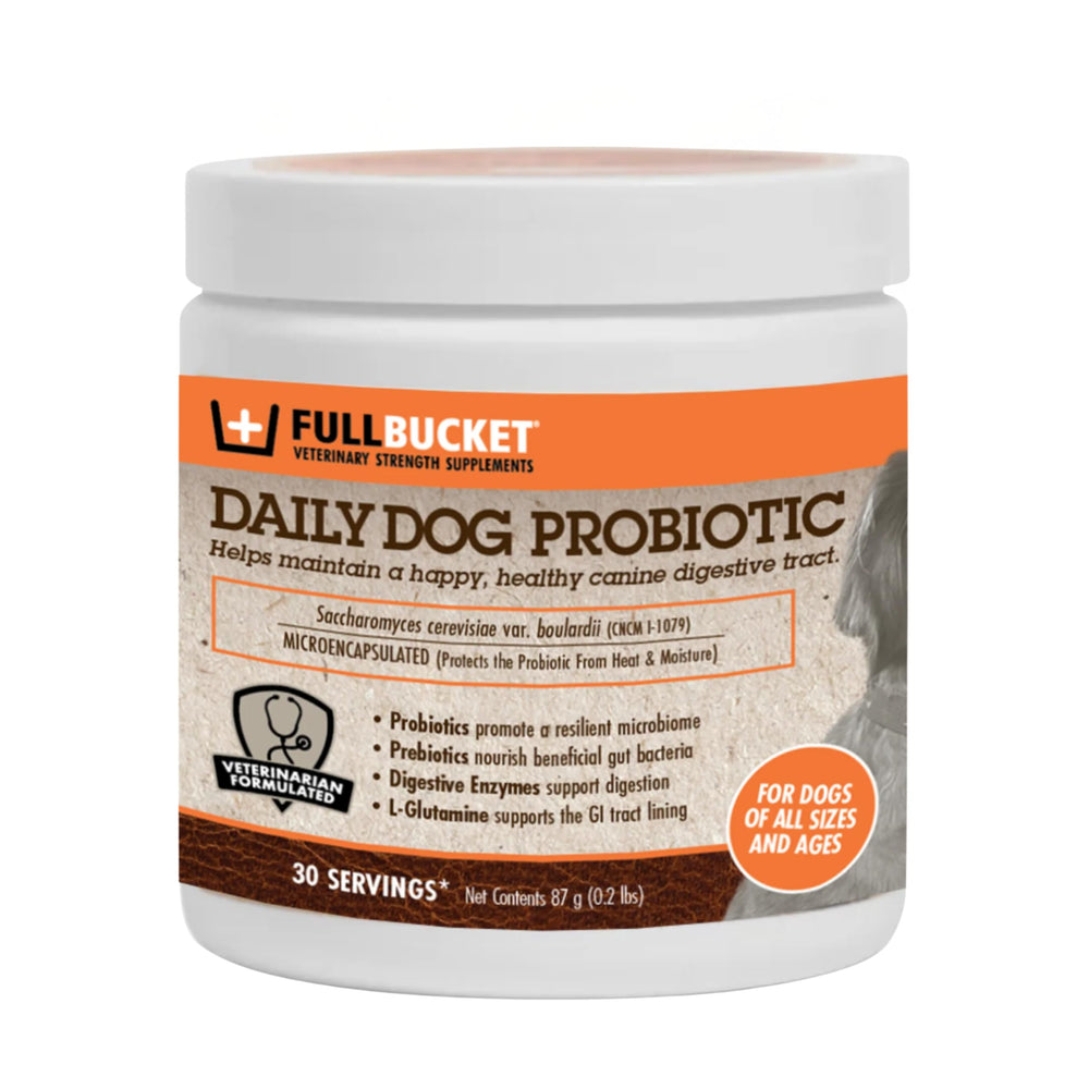 FullBucket Probiotique chien poudre pour digestion harmonieuse au quotidien