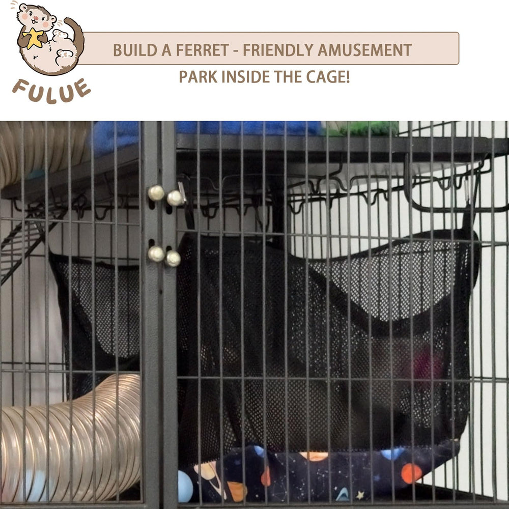 Fulue furet hamac – zone de jeu intérieure et aérée.