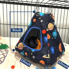Fulue tissu doux et extérieur résistant, confort pour le petit animal.
