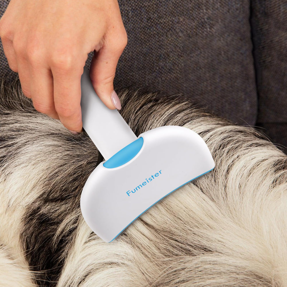 Fumeister usage poils courts et longs – outil unique pour animaux variés.