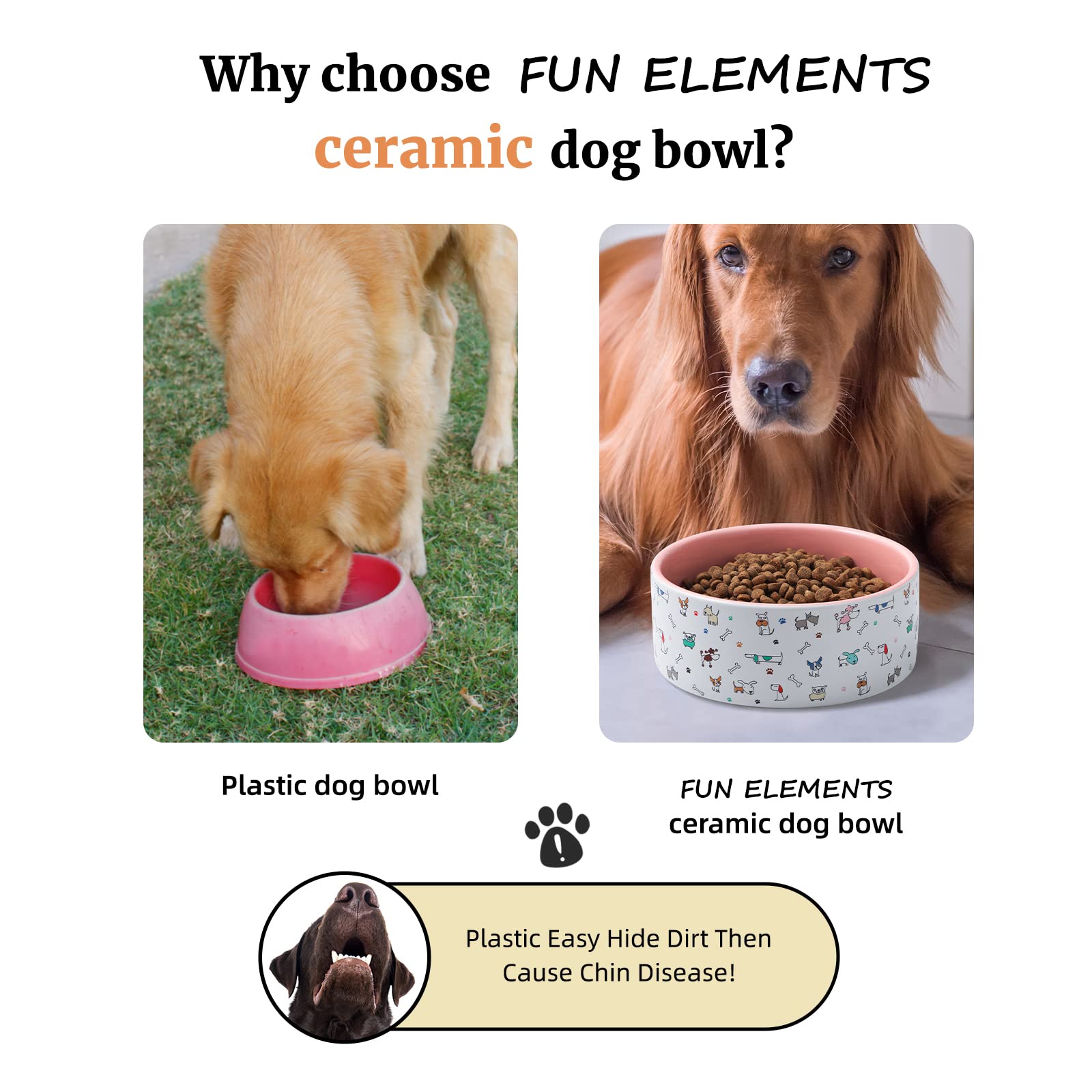 Bol FE Fun Elements avec interior rose et extérieur design