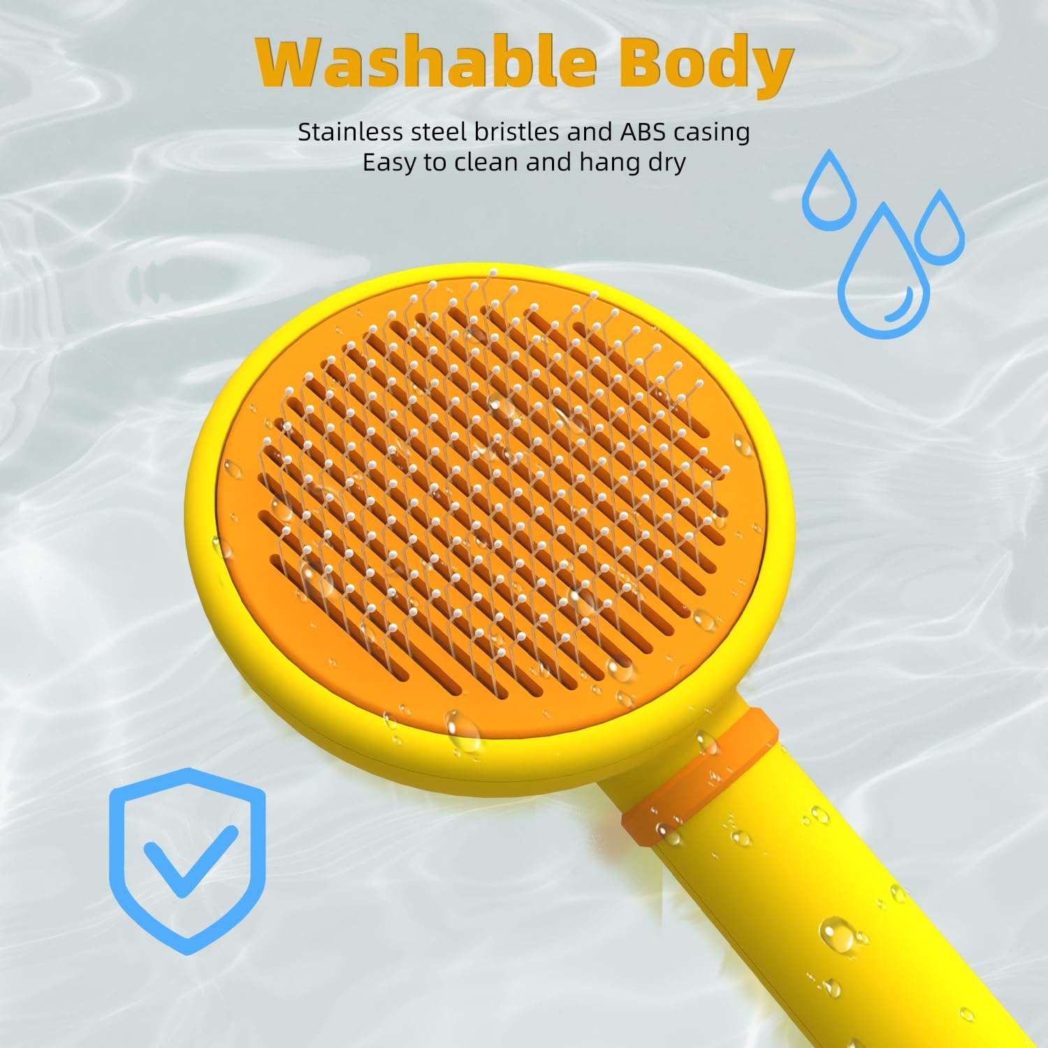 Funbuddy brosse chat design compact facilitant l'accès aux zones difficiles.