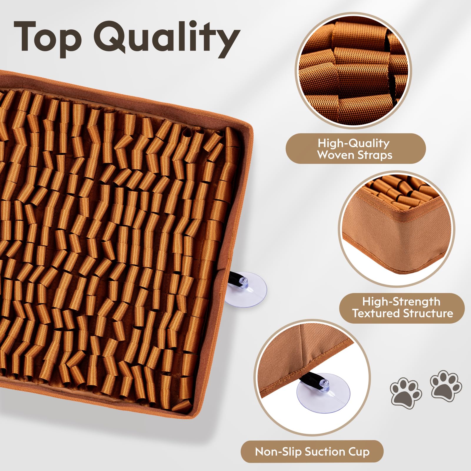 FunFurry base anti-dérapante tapis chien, sécurité pendant le jeu.
