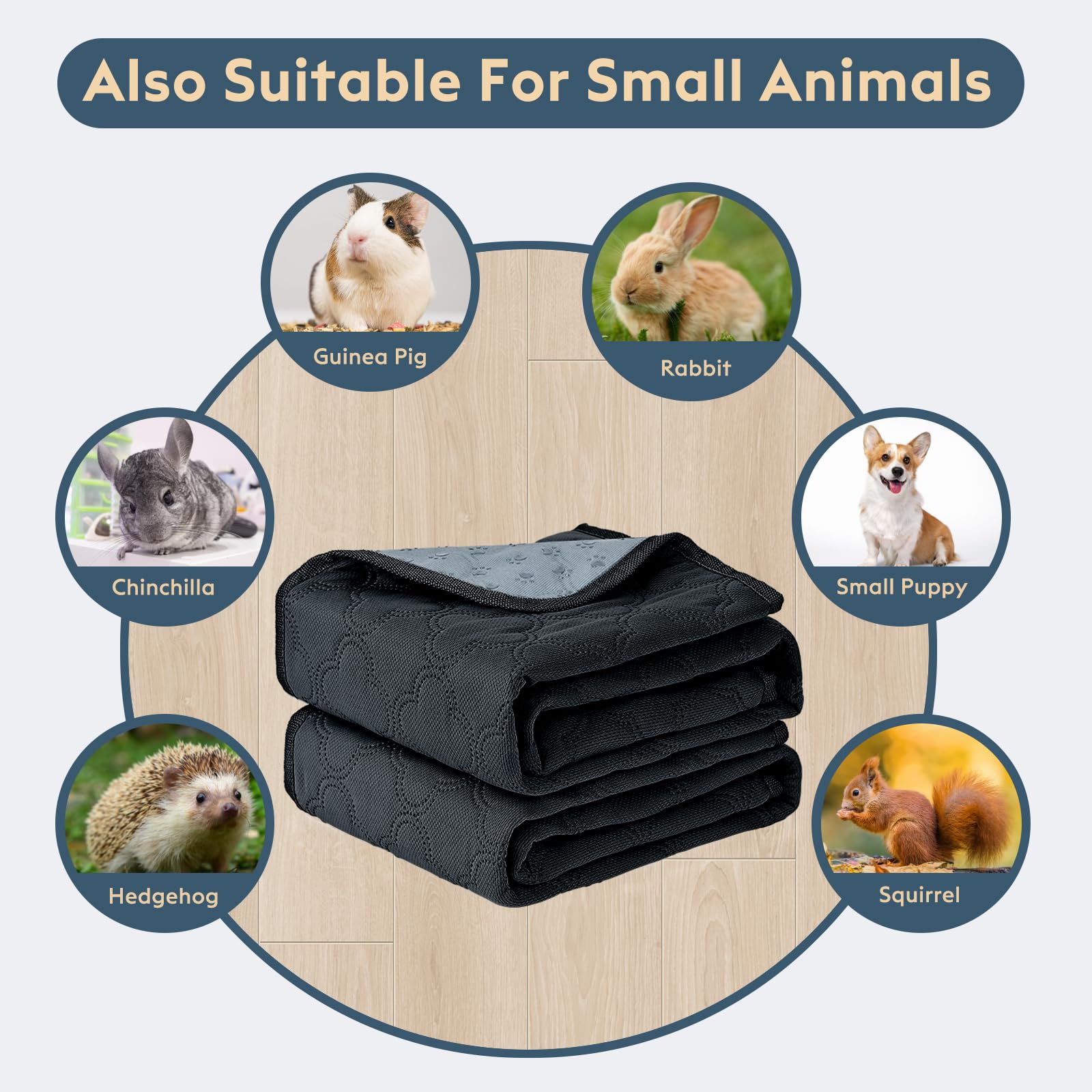FunFurry pack-tapis-cage-lavable: solution pratique et durable