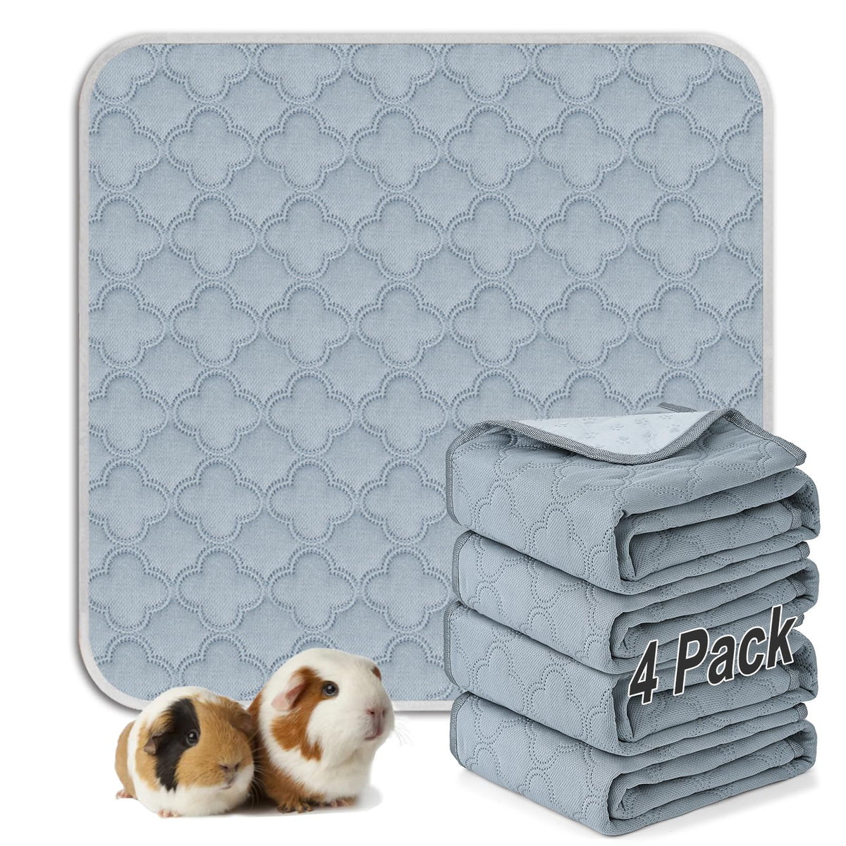 FunFurry Tapis-cage lavable 12x12 gris, propreté et facilité de nettoyage.