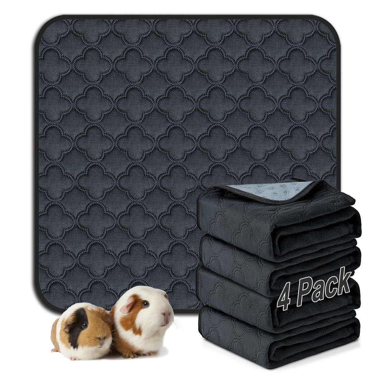 FunFurry tapis-litière guinea-pig 12x12, absorption élevée et entretien facile
