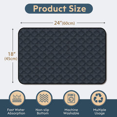 FunFurry Tapis-pipi absorbant haute densité pour chien, maintien au sec.