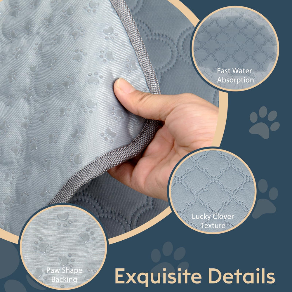FunFurry tapis-pipi lavables en machine pour un entretien rapide.