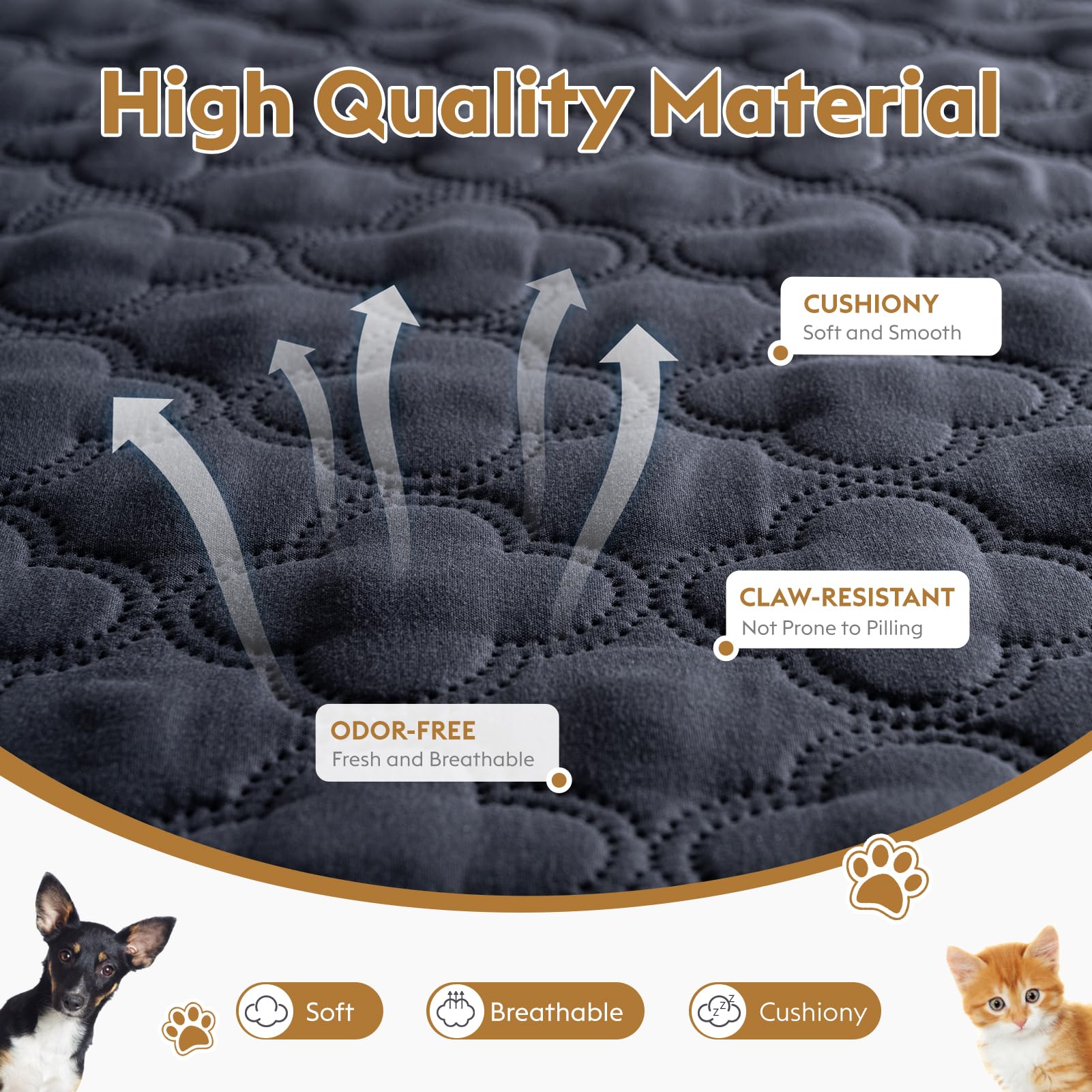 FunFurry: tapis pique-nique gris sombre, parfait pour sorties et voyages.