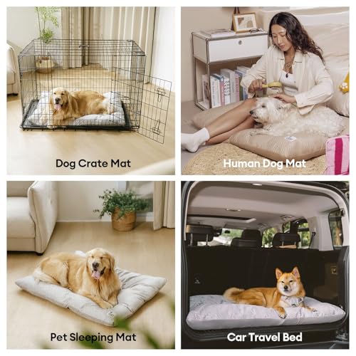 Funny Fuzzy tapis rectangulaire pour chien 30x20 en cage