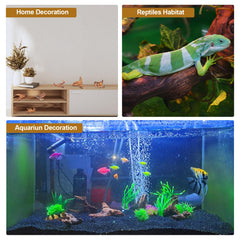 FUNOJOY bois flotté décoratif, forme unique et ambiance naturelle pour l'aquarium.