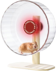 Roue silencieuse FunstersTail pour hamster, utilisation nocturne sans bruit