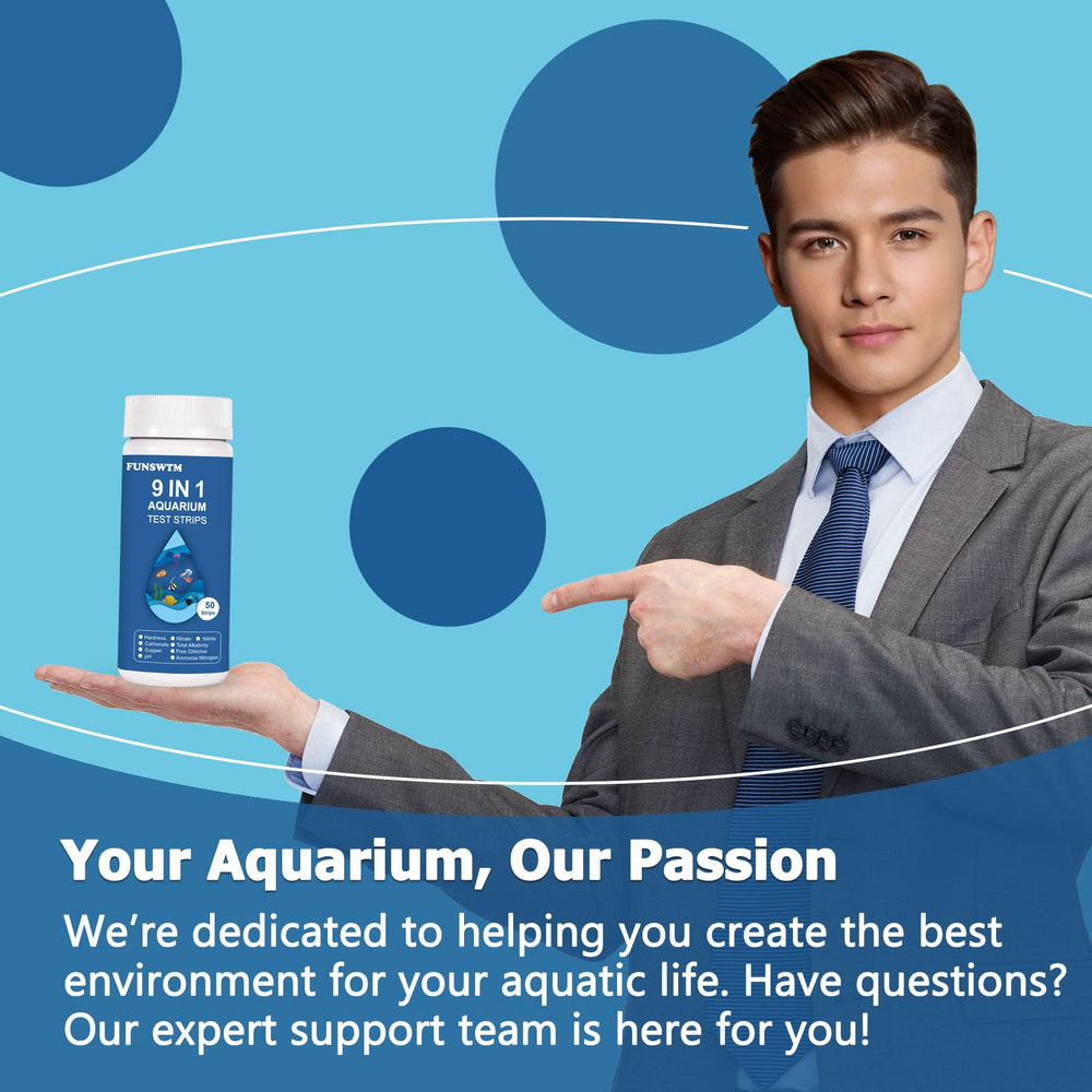 FUNSWTM test-dureté-alcalinité: évalue dureté et stabilité de l'eau.
