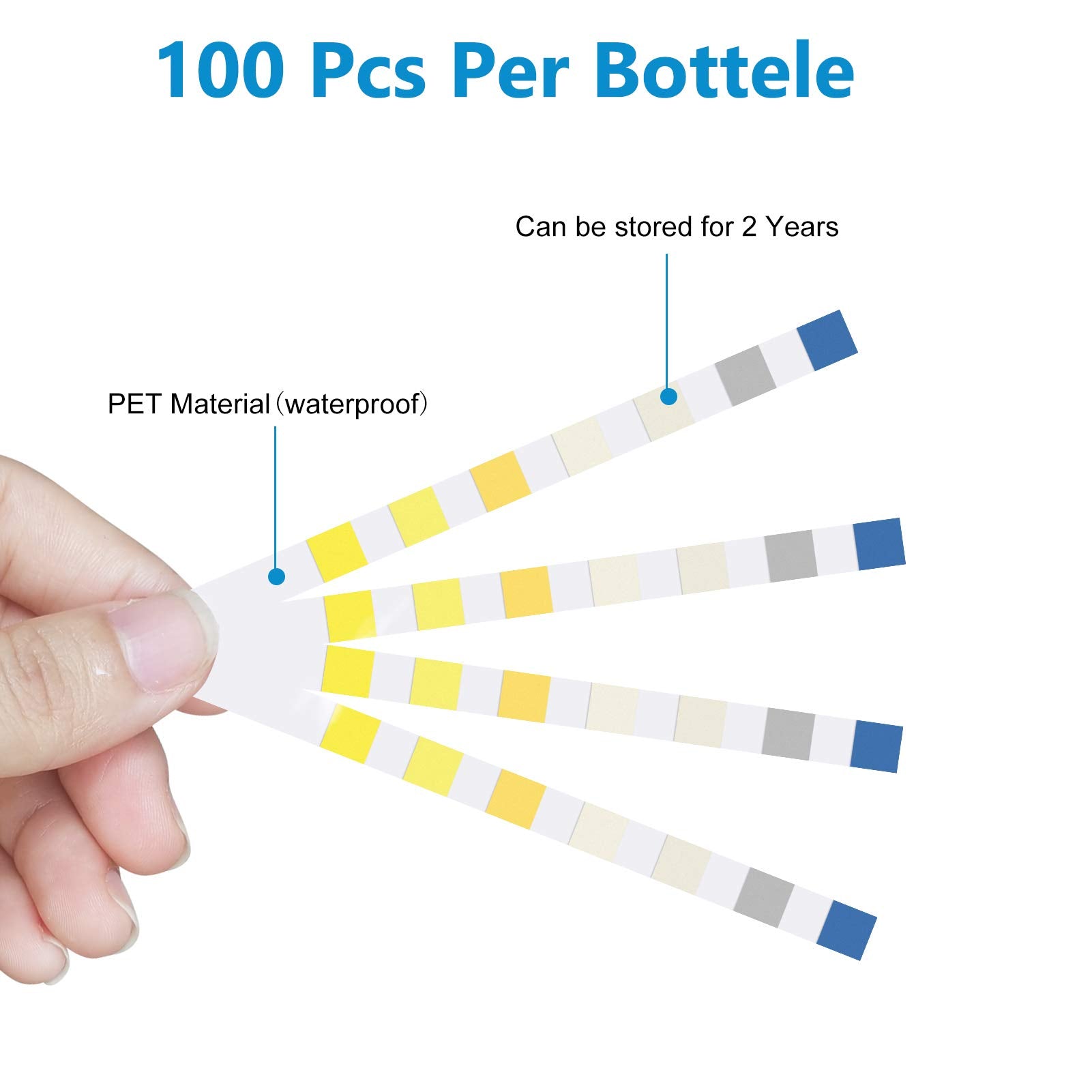 FUNSWTM bandelettes-test-eau-douce-et-eau-salee: polyvalence pour aquariums d’eau douce et salée.