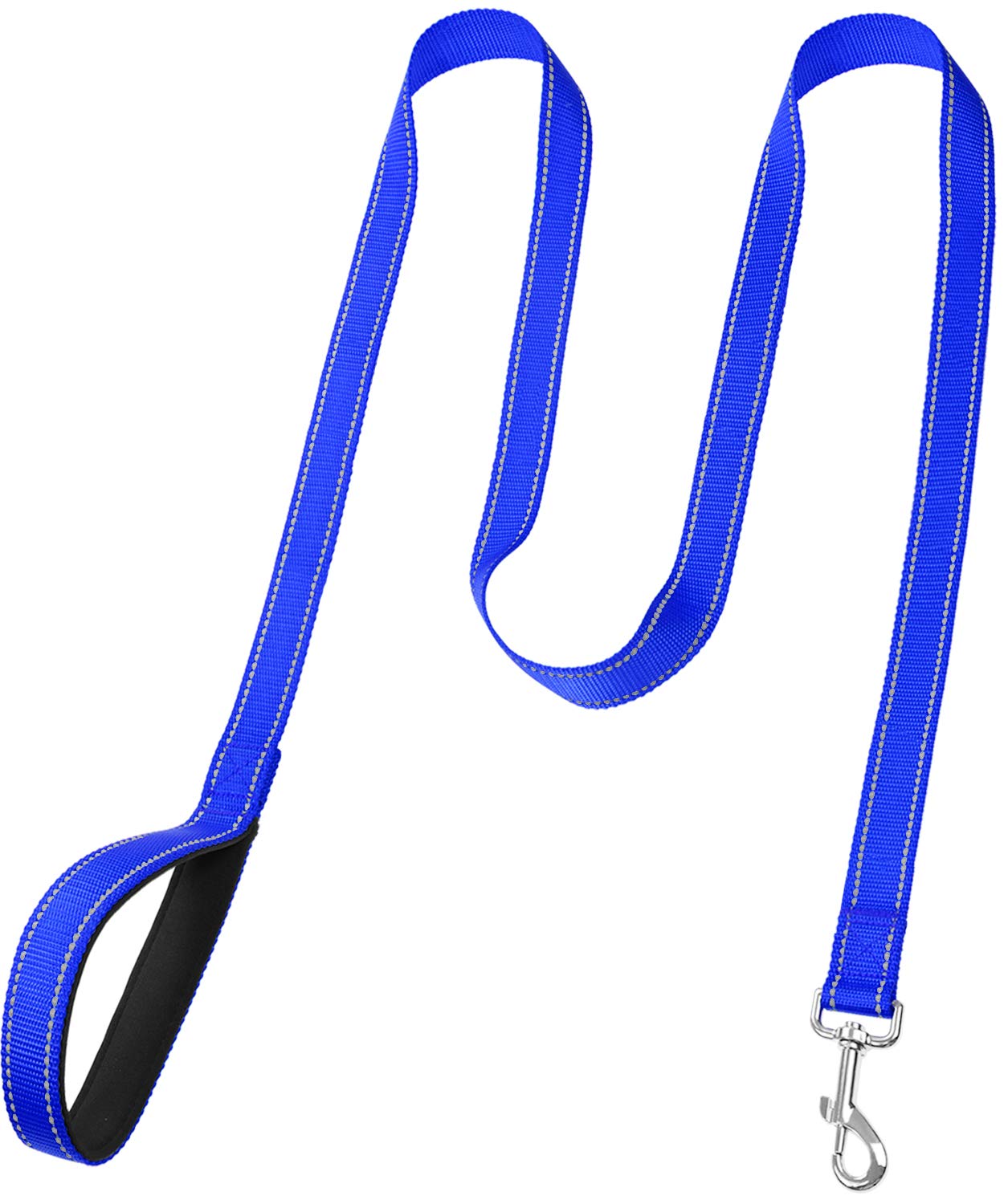 FunTags longe chien: nylon durable et visibilité élevée pour sorties.