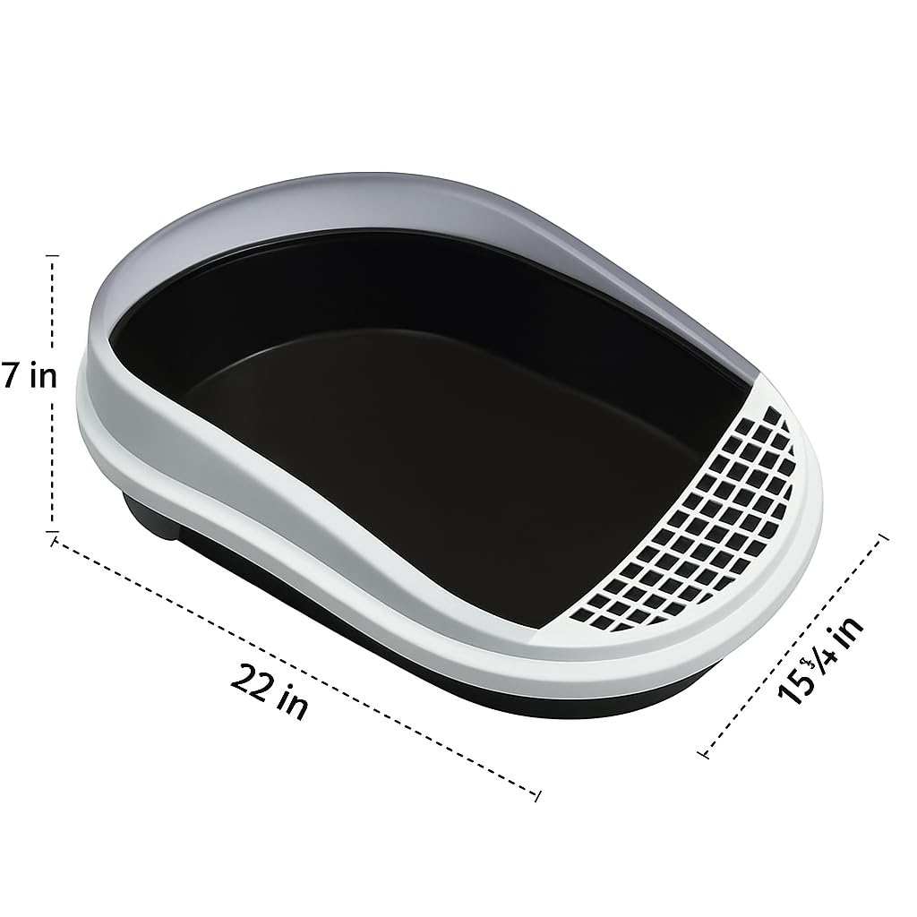 Litière durable en plastique FURACÃOPET avec design facile à nettoyer.