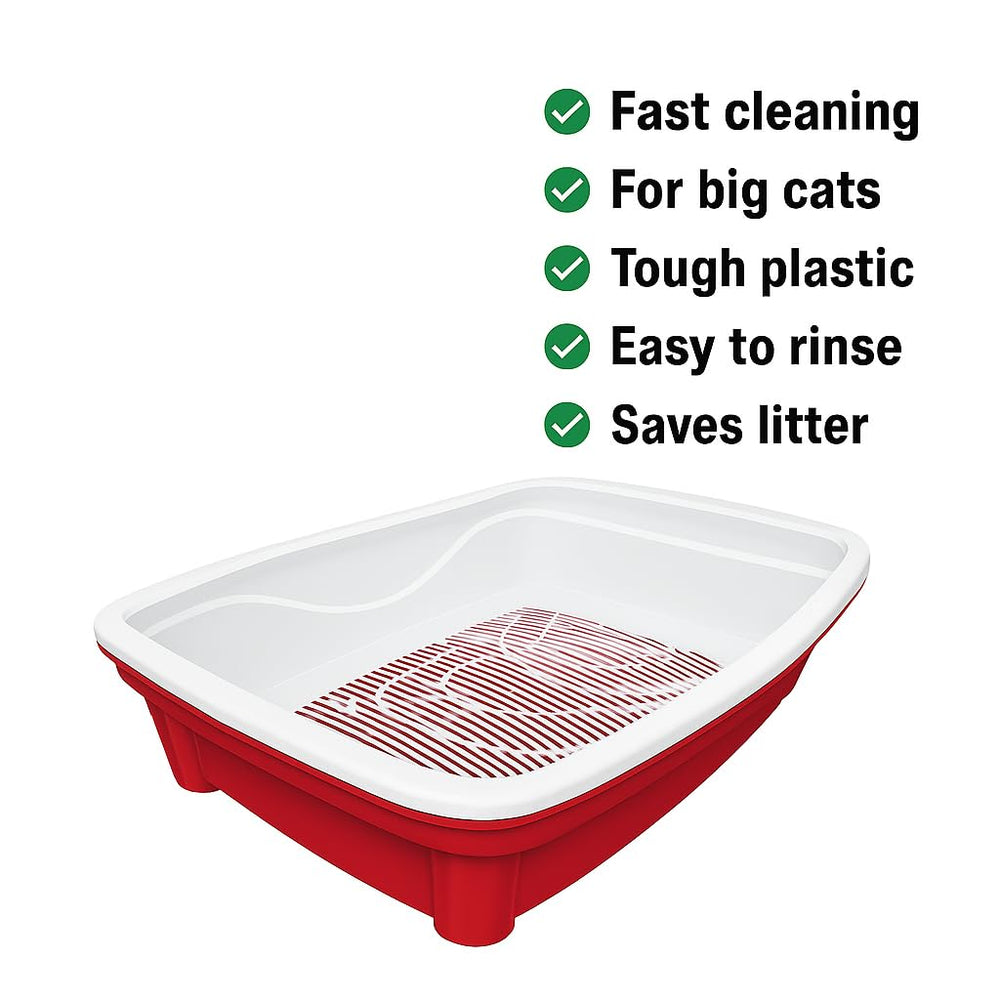 FURACÃOPET Classic Plus : bac durable en plastique résistant pour longue durée.