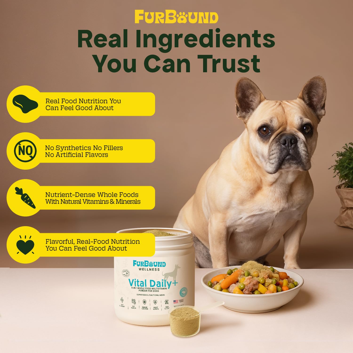 Cuillère de dosage FurBound pour mesurer facilement la portion.