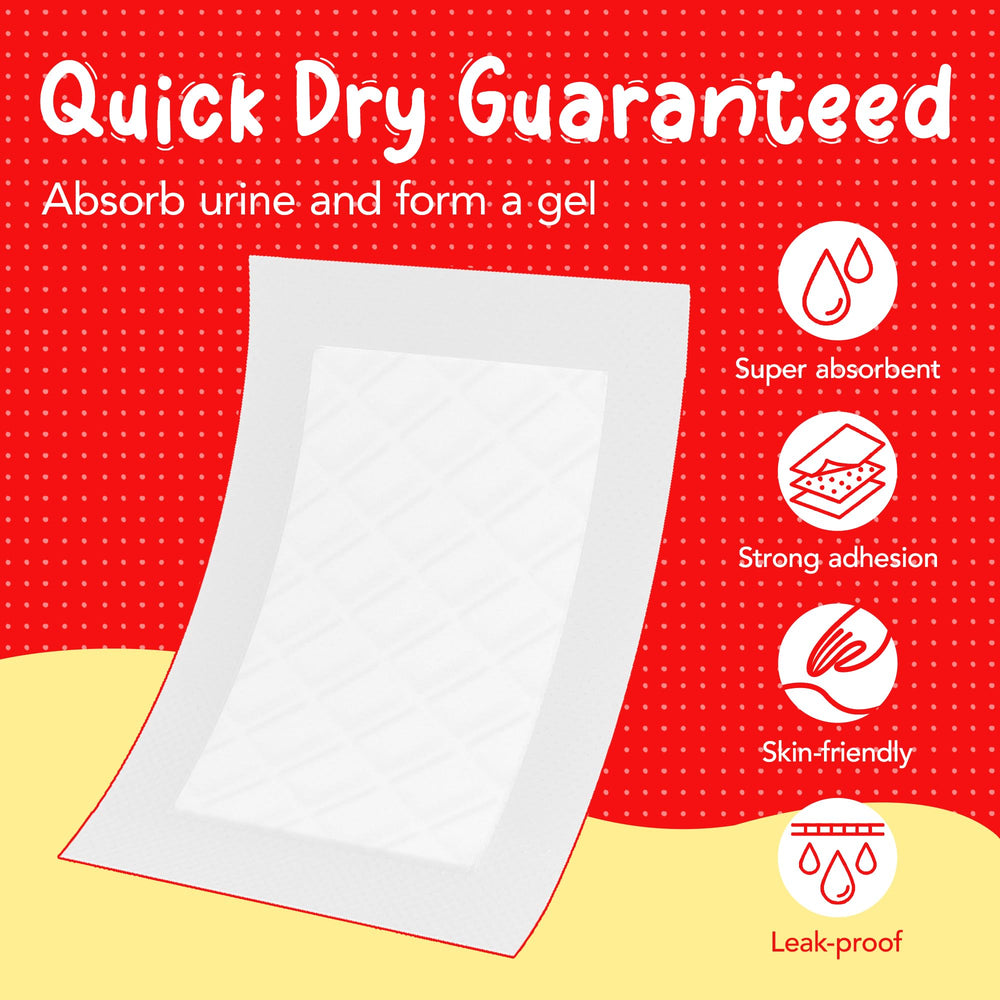 Absorption rapide Furcato jusqu'à 10 oz, aidant à contenir l’urine et le confort.