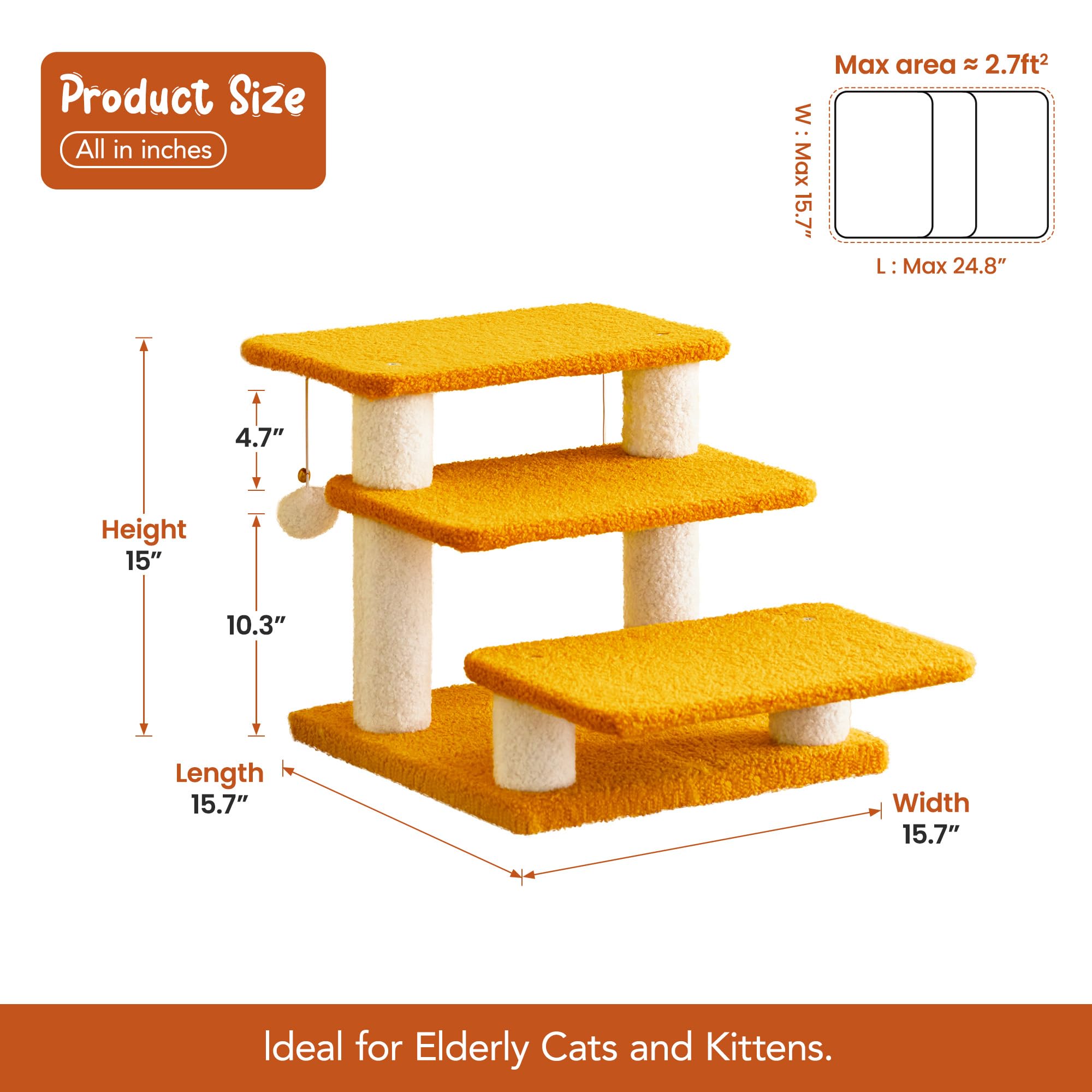 Accès facilité aux lits et canapés avec Furcato pour chats.