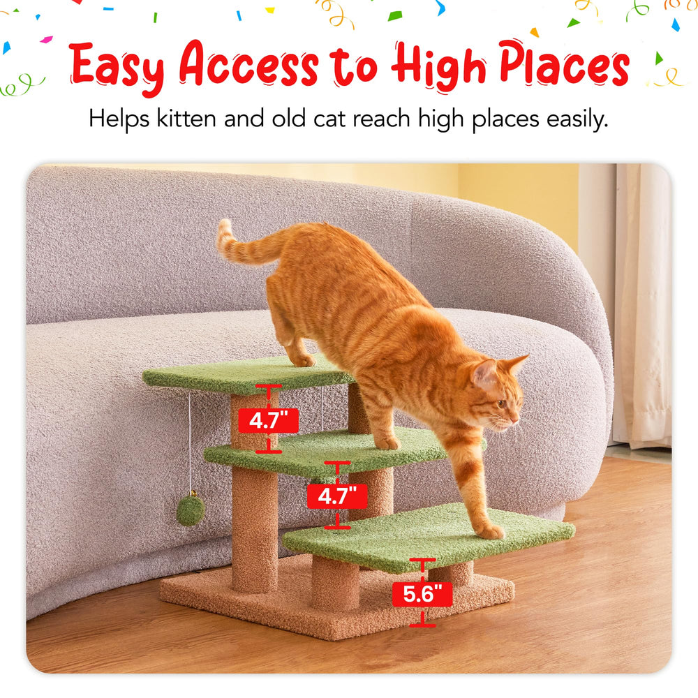 Furcato balles interactives sur escalier vert – stimulation ludique
