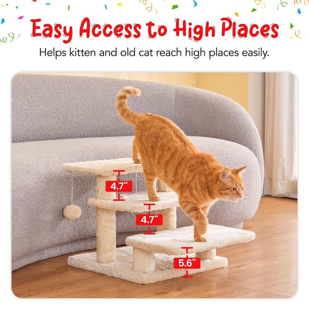 Furcato escalier doux en peluche, surface confortable pour les pattes.