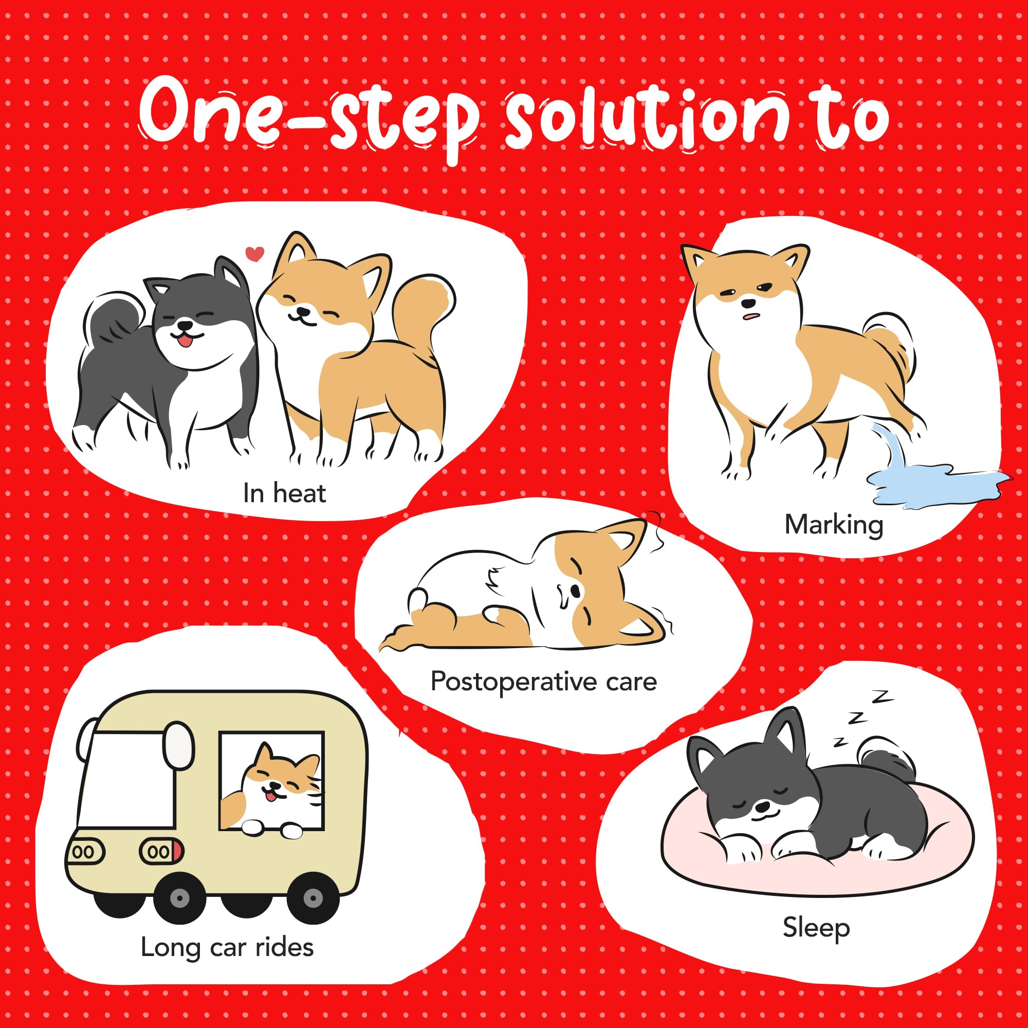 Pack Furcato de 100 coussinets pratique pour chiens mâles et femelles.