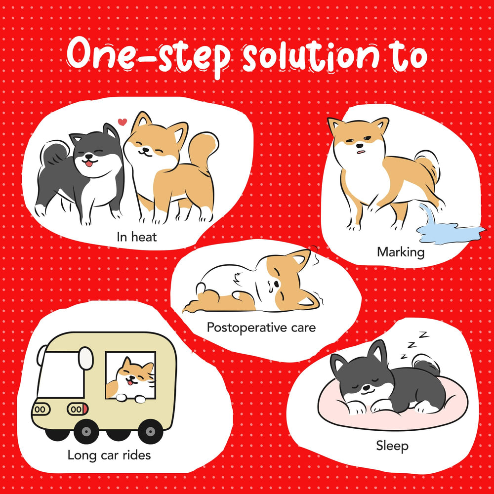 Pack Furcato de 100 coussinets pratique pour chiens mâles et femelles.