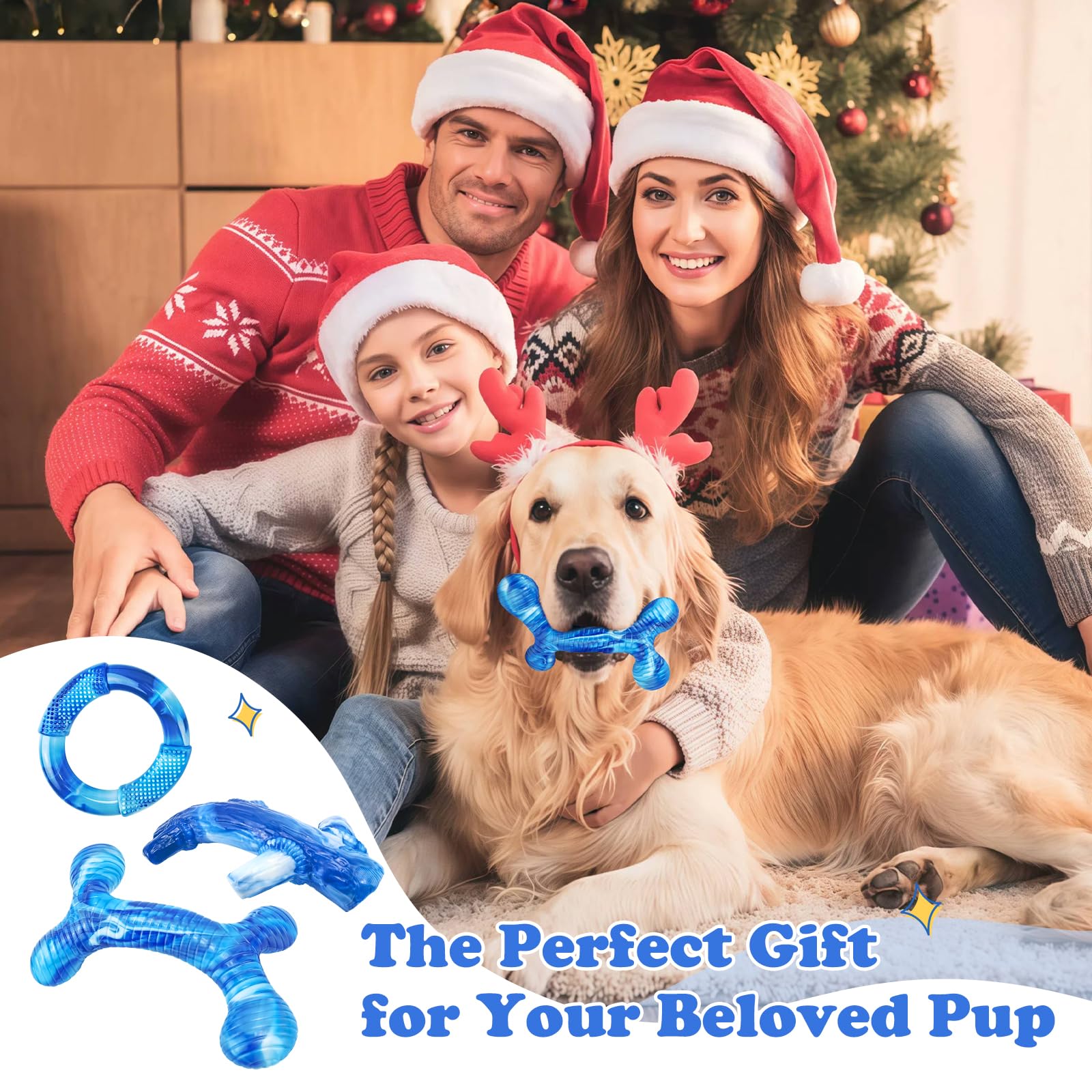 Jouet Furdog bleu sessions de jeu visuellement attrayantes