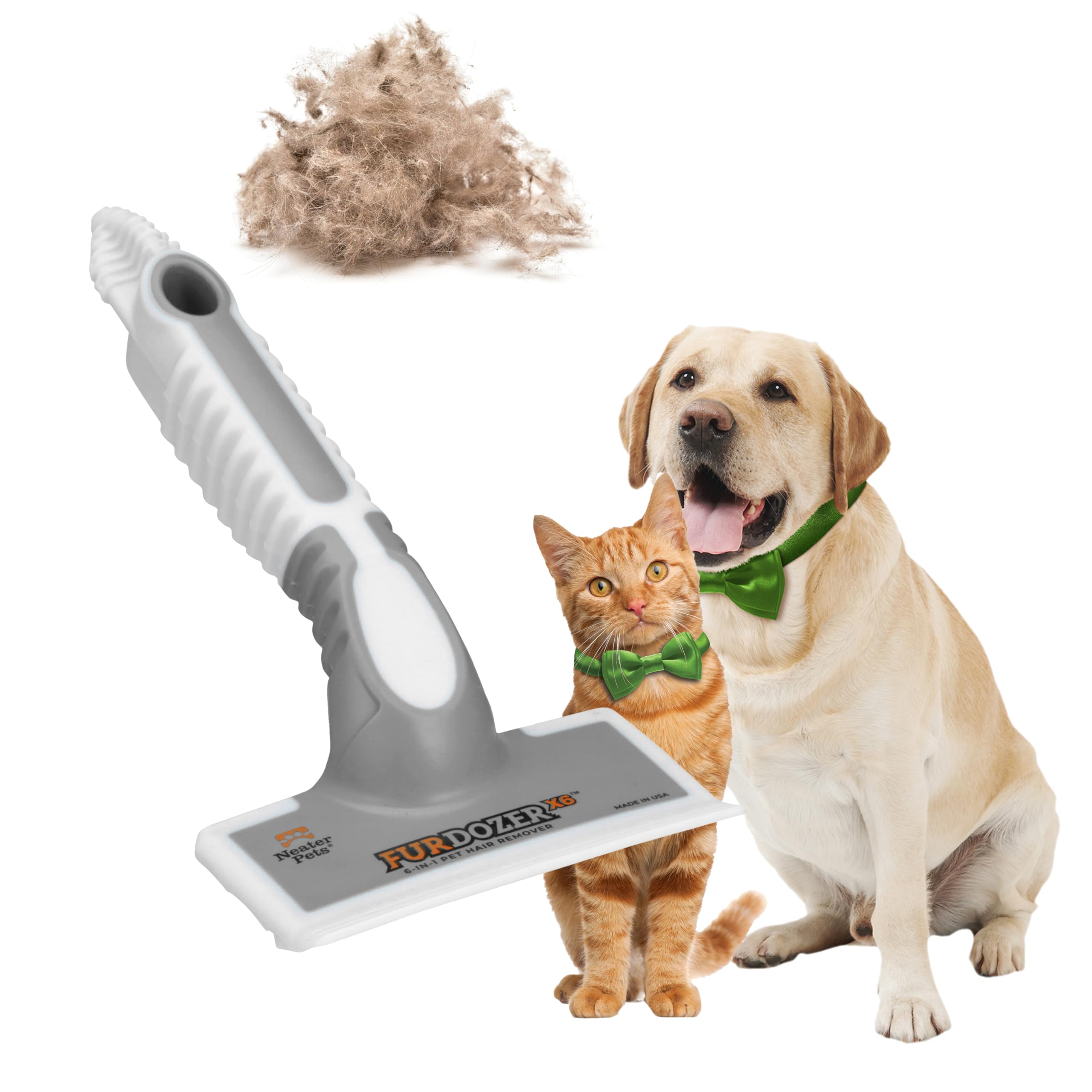 FurDozer retire les poils sur les tissus sans endommager les fibres.