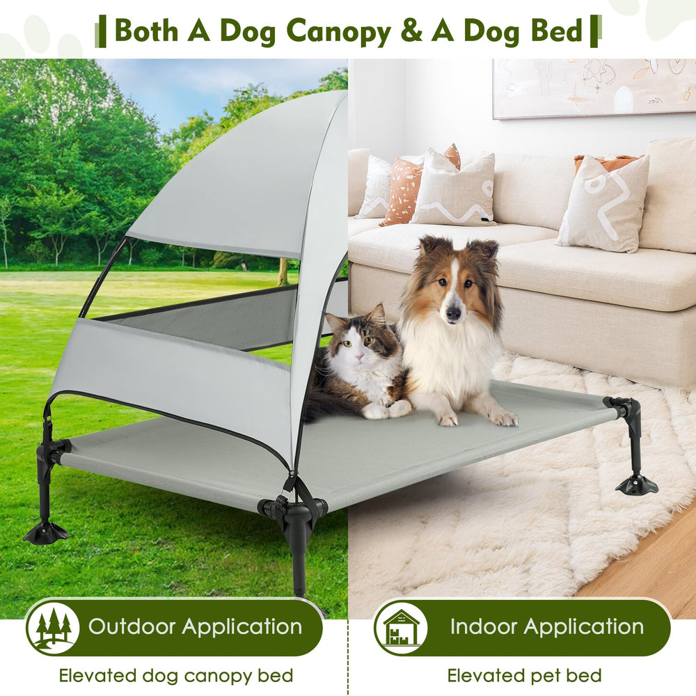 Furggis grande canopie imperméable UV offre ombre durable