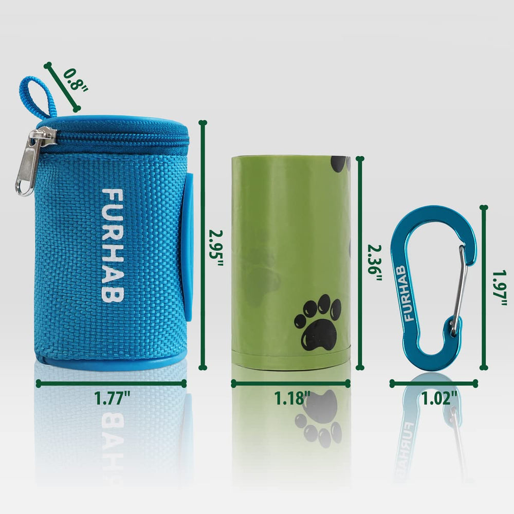 FURHAB ensemble complet avec rouleau de sacs, prêt pour sorties extérieures.