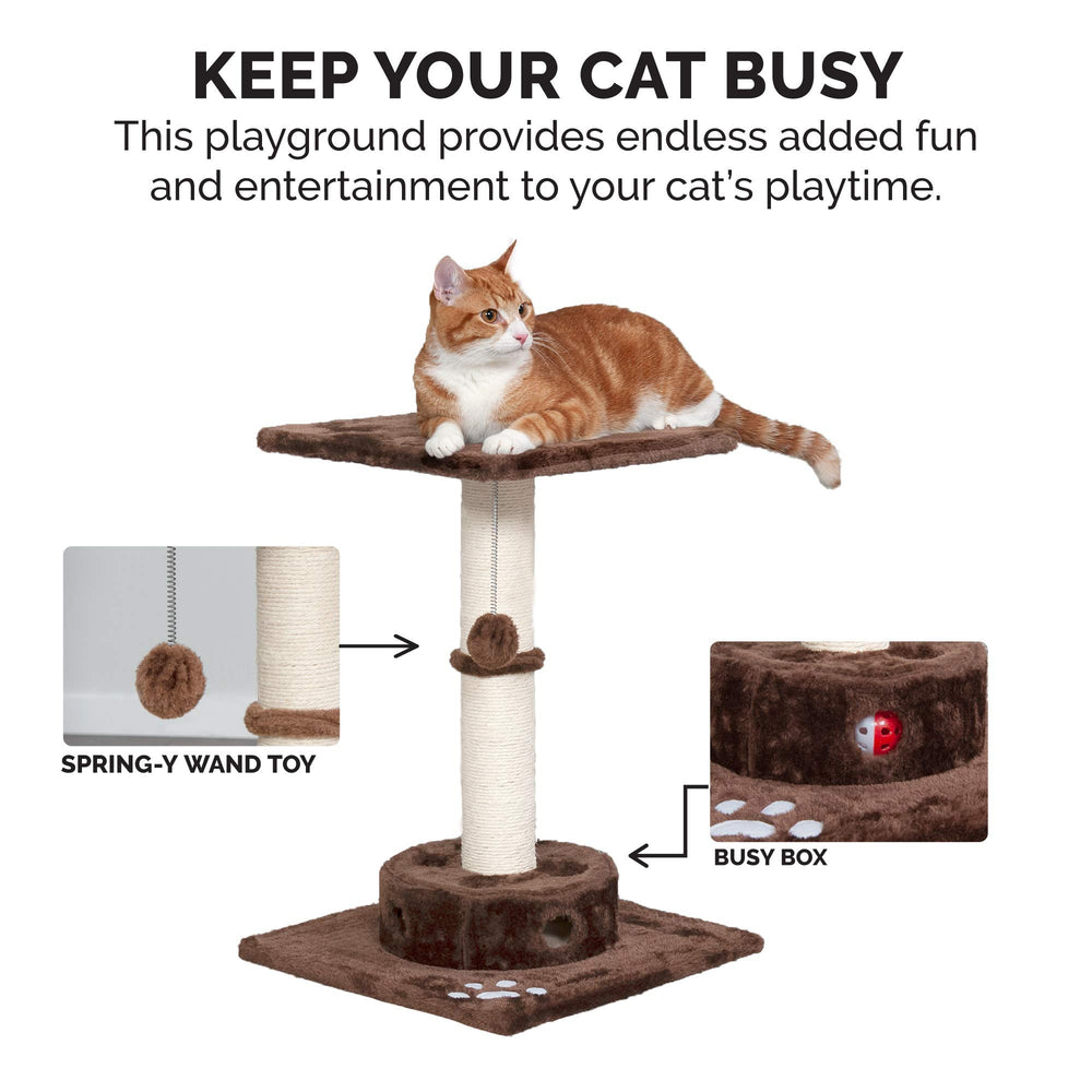 Boîte ludique Furhaven pour chat, balles tintinnantes.
