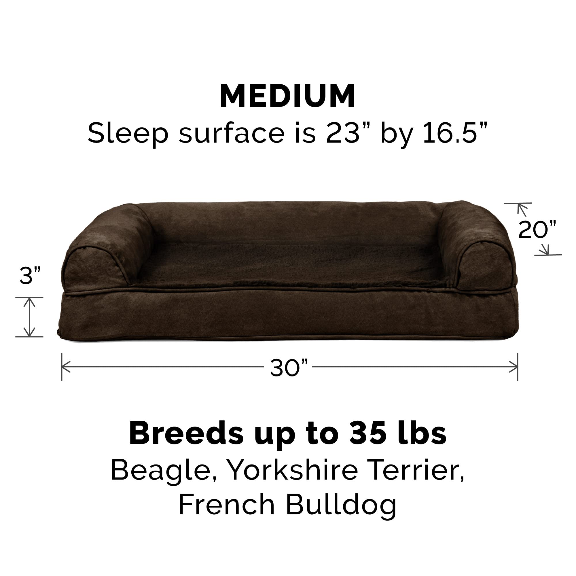 Coussins en suédine Furhaven, soutien du cou et des articulations pour un repos confortable.