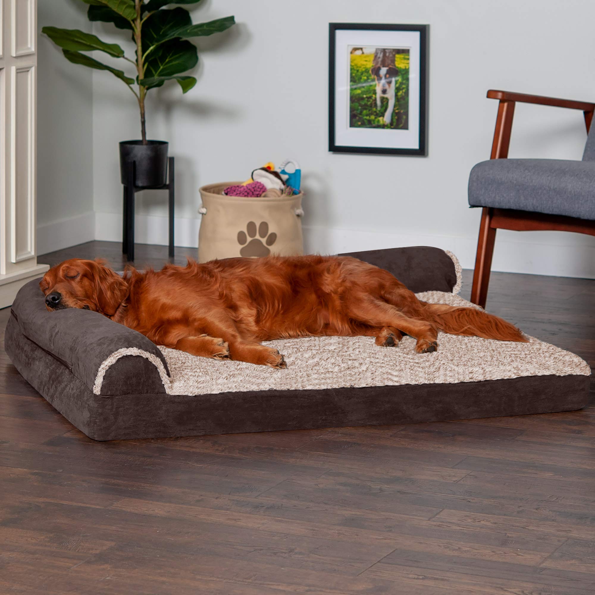 Design en L Furhaven: chaise enveloppante idéale pour se lover.