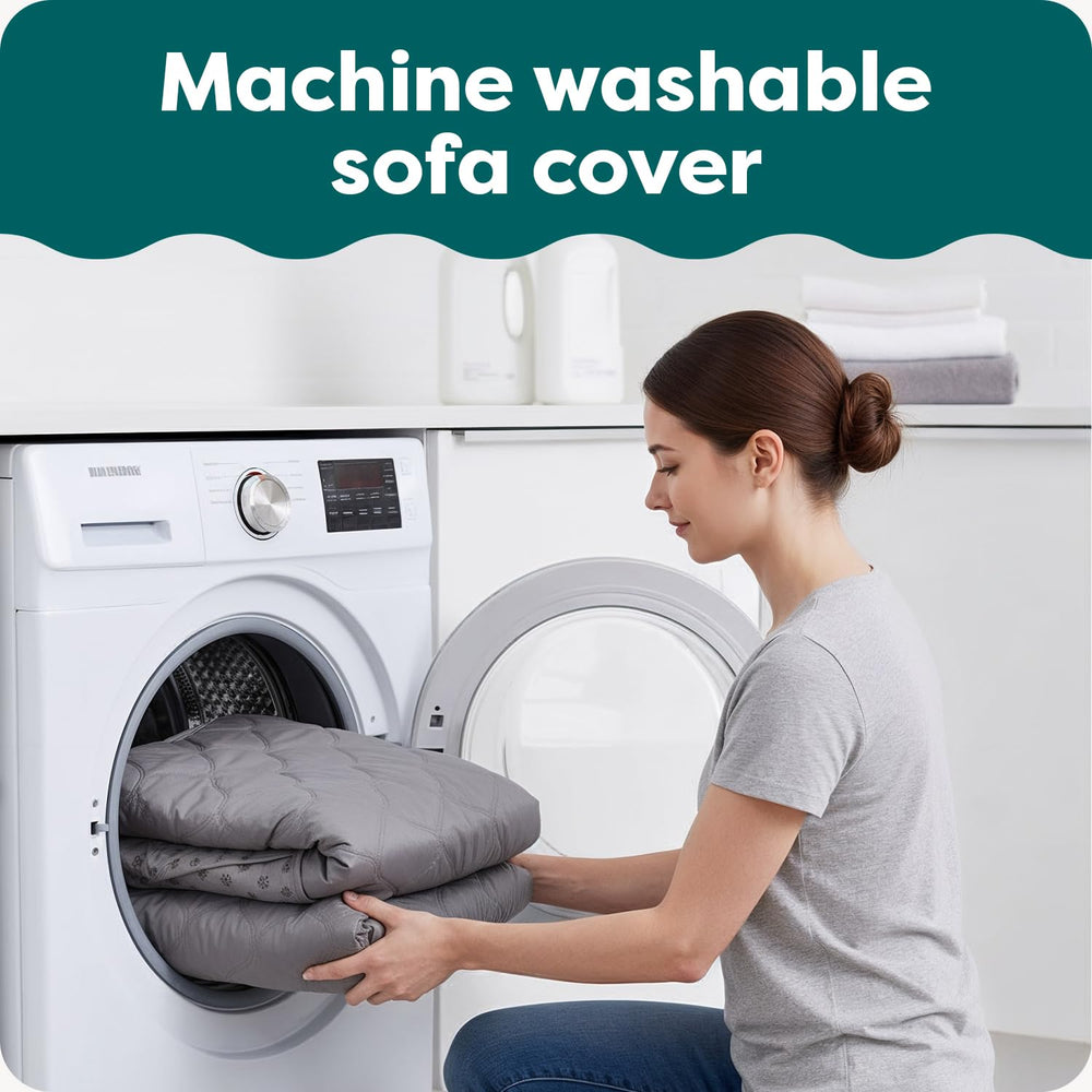 Housse FurHaven attaches-coussins-securises: stabilité renforcée pour animaux actifs.