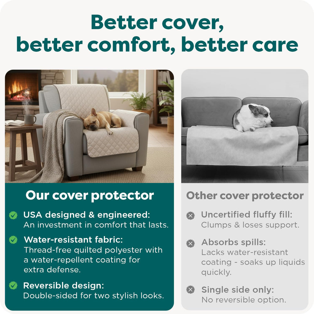 Housse FurHaven protection-meubles-anti-taches: garde meubles propres au quotidien.