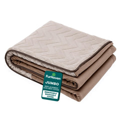 Housse FurHaven Brownstone en velours peluche, confort doux et élégant.