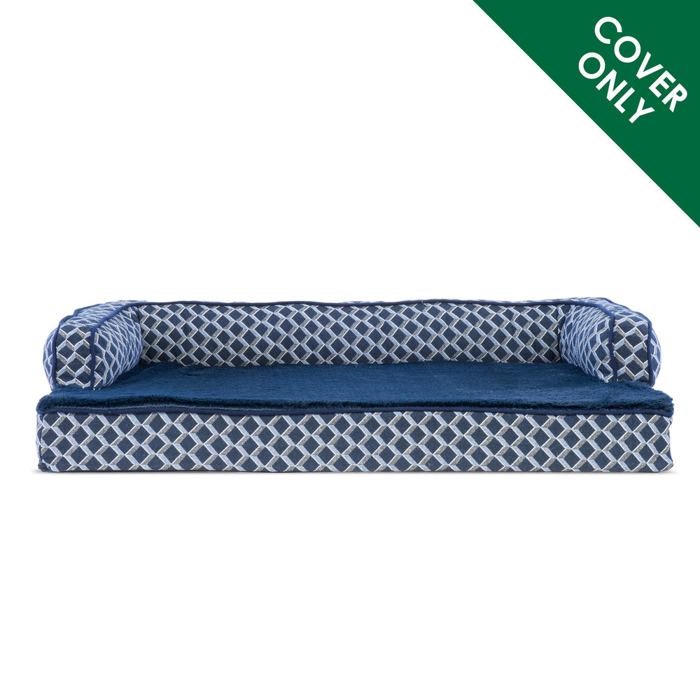 Housse Furhaven remplacement-lit-chien dimensions 40x32x4, ajustement précis.