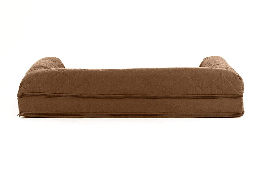 Surface quiltée douce Furhaven, parfaite pour les câlins et le repos.