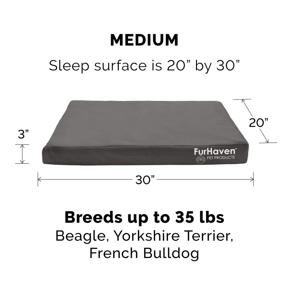 Housse amovible Furhaven facilitant le nettoyage du lit pour chien