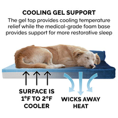Lit Furhaven avec matelas mémoire et gel pour un soutien ciblé.