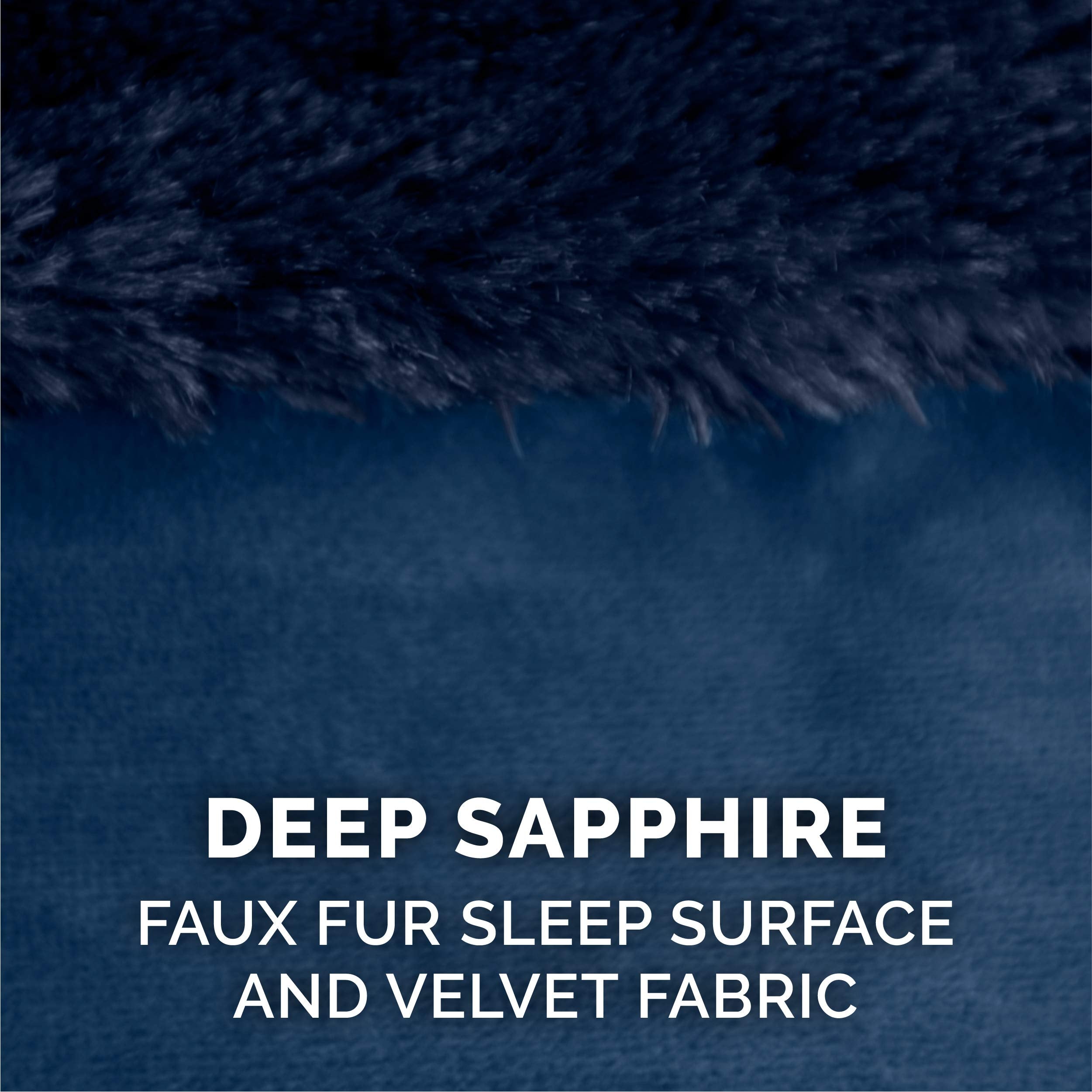 Lit Furhaven avec velours micro sur les bolsters pour un toucher premium.