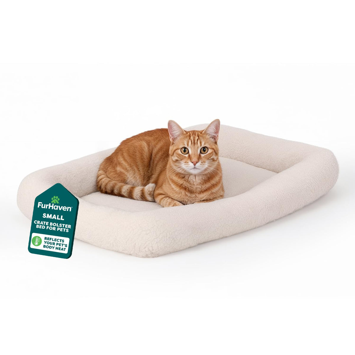 FurHaven lit crate petit chien chat, pad confortable dans la cage pour repos sûr