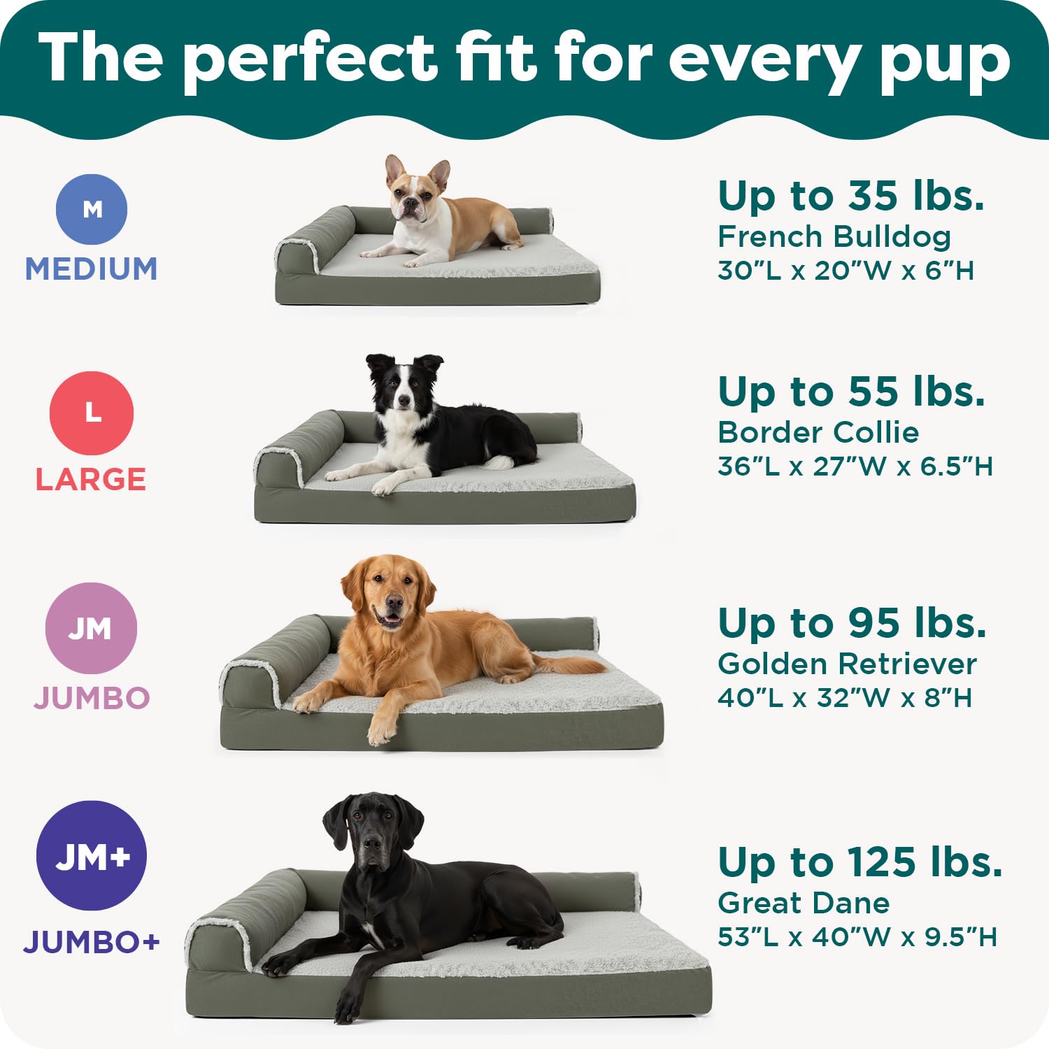 FurHaven lit orthopédique pour grands chiens – base antidérapante sécurisée.