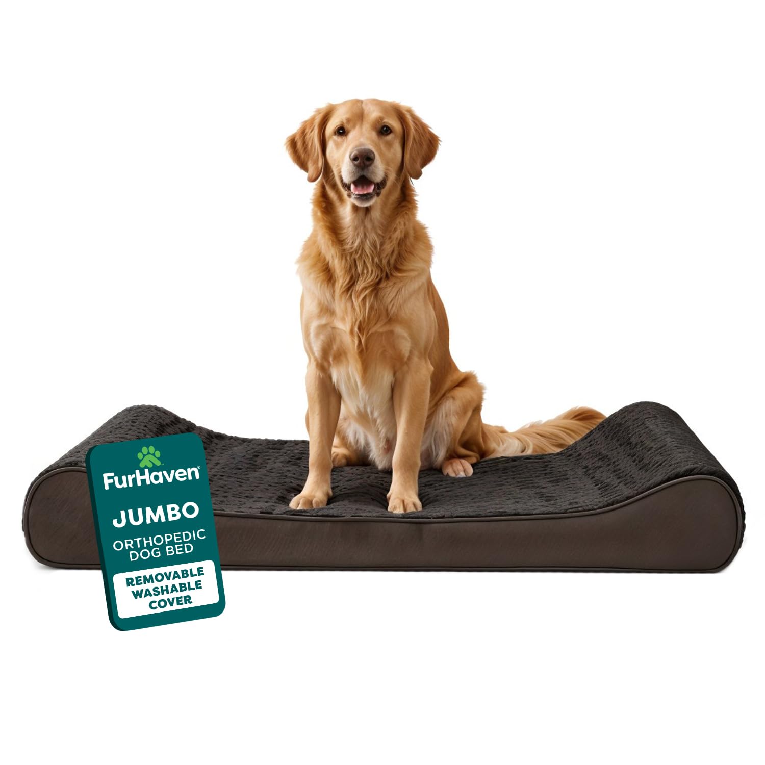 Lit orthopédique FurHaven XL avec soutien articulaire durable